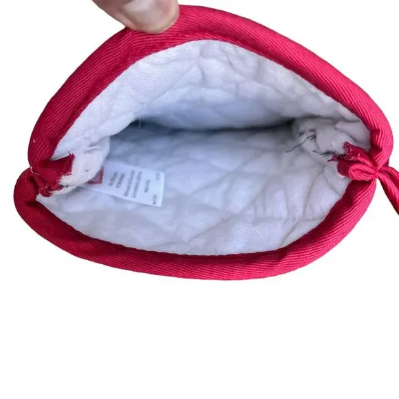 Buffalo Plaid Oven Mitt & Pot Holder Set Red Black Christmas Cabincore Kitchen - Picture 5 of 7